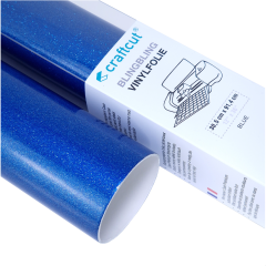 craftcut® BlingBling Vinylfolie DIN 30,5 x 91,4cm - Blue - (40462-BLU)