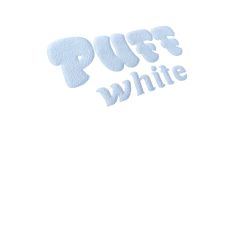 Signmart - Puff  Flexfolie/HTV - Iron-On met Wow-Effect - Wit - 20x30cm (PUF001)