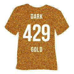 POLI-FLEX PEARL GLITTER Flexfolie DIN A4 Dark Gold (429)
