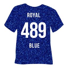 POLI-FLEX PEARL GLITTER Flexfolie DIN A4 Royal-Blue (489)