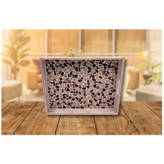 LC DIY Pakket Mozaïek Dienblad - Blauw (80063) *