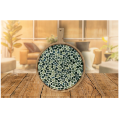 LC DIY Ronde Borrelplank - Groen (80068) *