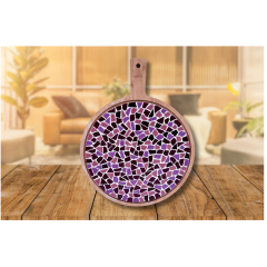 LC DIY Ronde Borrelplank - Oud-roze (80070) *