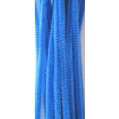 Chenille blauw 6mm x 30cm 20st (800700/7110)