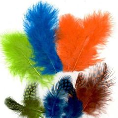 Marabou&Guinea veren mix neon 18 ST (12229-2906)