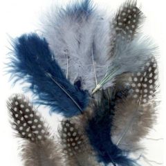 Marabou&Guinea veren mix ocean 18 ST (12229-2907)