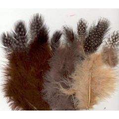 Marabou&Guinea veren mix earth 18 ST (12229-2910)