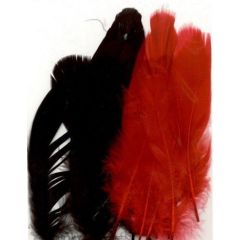 Veren gala rood zwart mix 12,5 - 17,5 cm 15 ST (12238-3801)