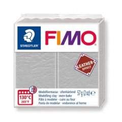 Fimo Leather-Effect - Grijs - 57g - (8010-809)
