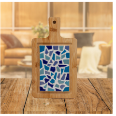 LC DIY Pakket Mozaïek Borrelplank Klein Blauw (87008) 