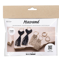 CC Mini Hobbyset Macramé 3 sets Oorbellen (977625) *