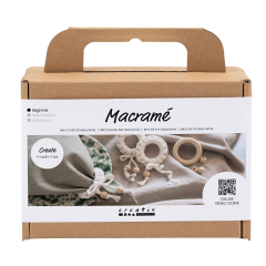 CC Mini Hobbyset Macramé Servetring Off-white (977627) *