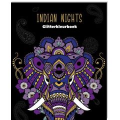 Glitterkleurboek - Indian Nights