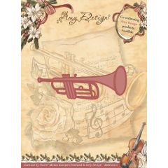 Die - Amy Design - Vintage Christmas Collection Die - Trumpet (AFGEPRIJSD)