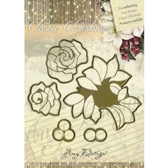 Die - Amy Design - Die - Classic Christmas - Roses (AFGEPRIJSD)