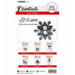 BL Clear stamp Snowflake Essentials 105x148mm nr.113