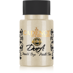 Cadence Dora Acrylverf Metallic - Silver Gold - 50ml - 0159