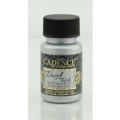 Cadence Dora metallic textiel verf Zilver 59ml 1132 