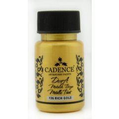 Cadence Dora Acrylverf Metallic - Rich gold - 50ml - 0136