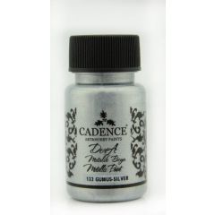 Cadence Dora Acrylverf Metallic - Zilver - 50ml  - 0132