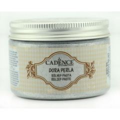 Cadence Dora Perla Metallic Relief Pasta Zilver 0009 150ml (301594/0009) - OPRUIMING