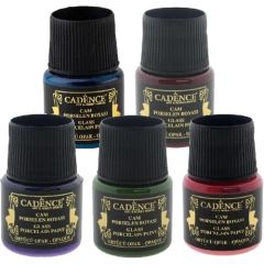 Cadence Glas- en Porseleinverf Opaque 45 ml Aubergine (01 049 0022 0045) *