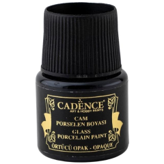 Cadence Glas- en Porseleinverf Opaque 45 ml Zwart (01 049 0002 0045) *