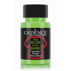 Cadence Glow in the Dark Textielverf 50 ml Groen (141/0001) 