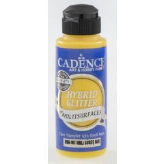 Cadence Hybride acrylverf Glitter Goud - Sun Yellow 0103 - 120 ml  (301205/0103)