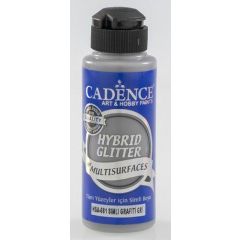 Cadence Hybride acrylverf Glitter Goud - Graffity Gray 0081 - 120 ml  (301205/0081)
