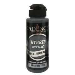 Cadence Hybride acrylverf (semi mat) Antraciet zwart 0091 120 ml (301200/0091)