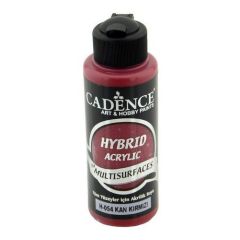 Cadence Hybride acrylverf (semi mat) Bloed Red 0054 120 ml (301200/0054)
