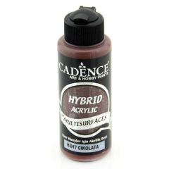 Cadence Hybride acrylverf (semi mat) Chocolade 0017 120 ml (301200/0017)