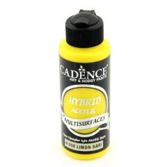 Cadence - Hybride acrylverf - Lemon Yellow/Citroen geel - 120 ml (0008)