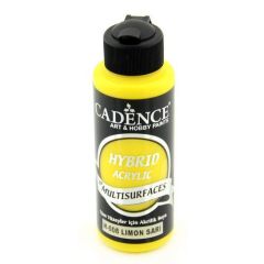 Cadence Hybride acrylverf (semi mat) Citroen geel 0008 120 ml (301200/0008)