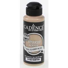 Cadence Hybride acrylverf (semi mat) - Karton Bruin - 0102 -120 ml  (301200/0102)