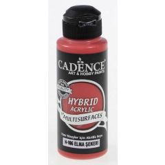 Cadence Hybride acrylverf (semi mat) - Snoep appelrood - 0106 -120 ml  (301200/0106)