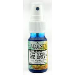 Cadence Mix Media Inkt spray Blauw 0009 25ml (301282/0009)  - OPRUIMING