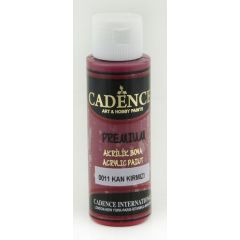 Cadence Premium acrylverf (semi mat) Bloed rood 0011 70ml (301210/0011)