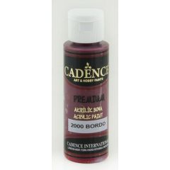 Cadence Premium acrylverf (semi mat) Bordeaux rood 2000 70ml (301210/2000)