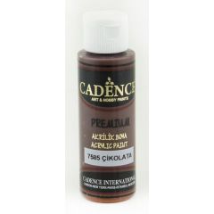 Cadence Premium acrylverf (semi mat) Chocolade bruin 7585 70ml (301210/7585)