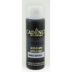 Cadence Premium acrylverf (semi mat) Zwart 0002 70ml (301210/0002)