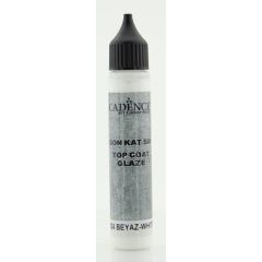 Cadence Top Coat Glaze - voor Beton effect Wit 25ml (301599/0024) - OPRUIMING