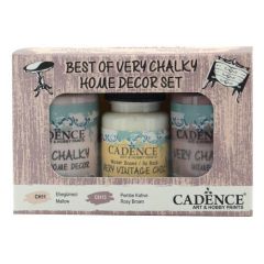 Cadence Very Chalky Home Decor set Mallow - Rosy brown 01 002 0006 909050 90+90+50 ml (301260/1006) CH11 - OPRUIMING
