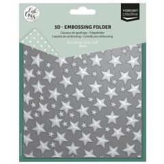Vaessen Creative • Embossing Folder Sterren (CAR0112) *