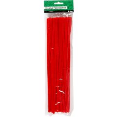 CC Chenilledraad 6 mm Rood 50 stuks (51613)