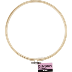 CC Houten Borduurring 15 cm (41249)