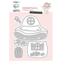 Creative Craftlab • Essentials Cutting Die Mushroom House (CCL-ES-CD414) *