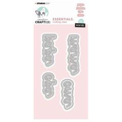 Creative Craftlab • Essentials Cutting Die Wordz Family (Nl) (CCL-ES-CD542) *