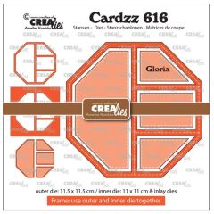 Crealies • Cardzz Frame & Inlay Gloria (CLCZ616) *
